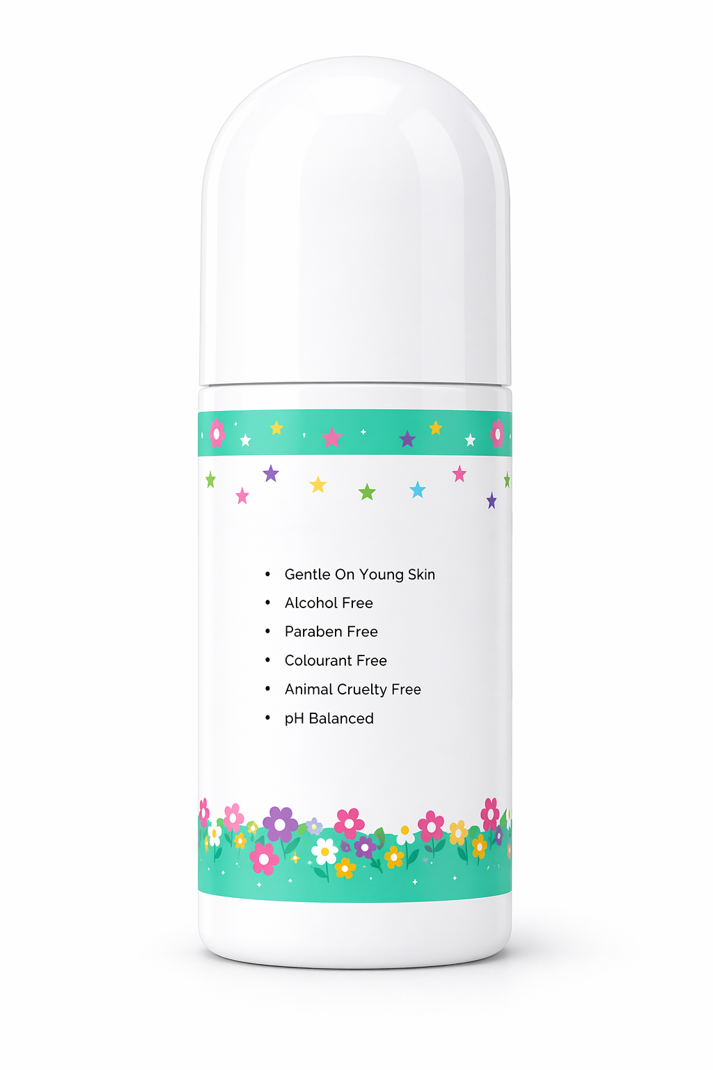 UZAZI Kids Roll-On Deodorant (For Girls) | Gentle & Safe for Kids' Sensitive Skin